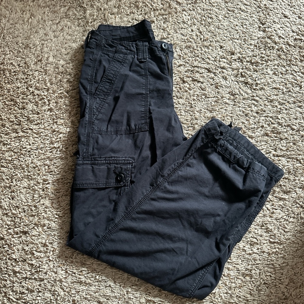 American Eagle Outfitters Cargo Pants in Black